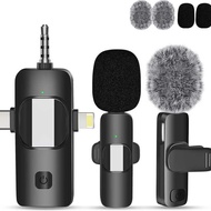 K9 Wireless Lavalier Microphone Vlog Noise Reduction Radio Mini Microphone