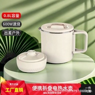 110V Mini Folding Kettle Portable Electric Kettle Stainless Steel Household Kettle Travel Outdoor
