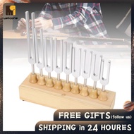 Welcomehome 9 Pcs Tuning Fork Set 174 285 396 417 528 639 741 852 963Hz Sound Healing Tool with Hamm