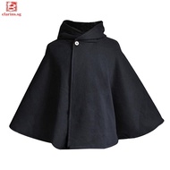 [clarins.sg] Anime Hoodies Legion Uniform Unisex Green Black Cloak Cape Cosplay Costume