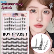 【buy 1 Take 1】eyelashes Super Sticky Glue-free False Eyelashes Mermaid Tail Eyelash Bqi Lash Extensi