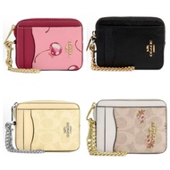 Chain Women's Wallet Extra Large Capacity Card Holder Zipper Card Clip Wallet Coin Pouch Tote C0058