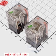 MY2N-GS-DC12 Intermediate Relay, Glass Relay 12VDC 5A DPDT 8 Pins Electronic 886