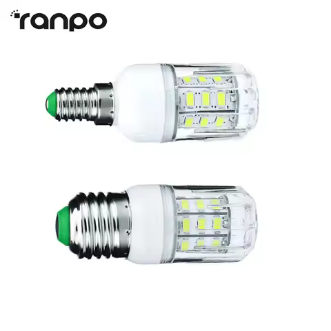 Hot E27 E14 7W LED Corn Light Bulbs DC2V DC24V Luce LED Screw Base Neutral White Lamps 360 Ray For H