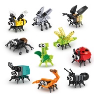 Mini Building Blocks Set for Kids 4-6 Years 10 Pcs Color Box