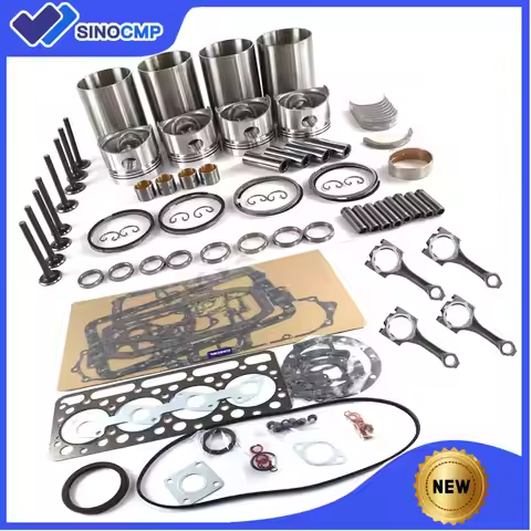 1set Engine Rebuild Kit for Kubota KX101 KH20 KH151 KH101 New Holland L555 Skid-Steer Loader Bobcat 