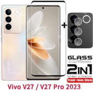 2023 Vivo V27 5G Film 2 in 1 Screen Protector For Vivo V29 V27 V 27 VivoV27 V27Pro V27E 27V Pro 5G 2