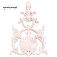 1X Rubber Wood Carved Applique Vintage Furniture