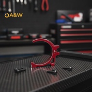 A&W RC Motor Cooling Fan Holder Anti-deformation Aluminum Braet for 1/10 RC Hobby Car 3650 to 3680 B