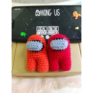 Among us keychain (Handmade)