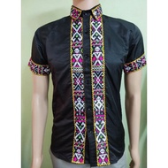 Baju Sabahan moden/Kemeja lelaki motif pinakol Rungus