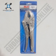 Tang Buaya 10" MULTIPRO Lurus Bengkok / Locking Plier Straight Jaw - Tang Jepit Buaya MULTIPRO