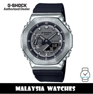 (OFFICIAL WARRANTY) Casio G-Shock GM-2100-1A Analog Digital Stainless Steel Case Black Resin Band Wa