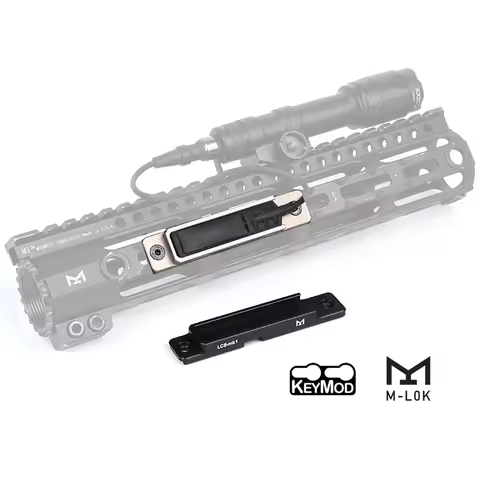 LCS Light Control System Mlok Mount for SF M300 M600 X400 Flashlights ST07 UE07 Tape Switch Compatib