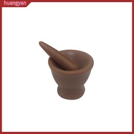 huangyan|  Retro Mortar Pestle Set Model Figurine Miniature Doll House Kitchen Accessory