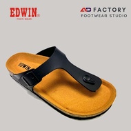 EDWIN MEN SANDALS ~ E10692 Premium Series Men Mule Sandal - BLACK / BROWN / KHAKI