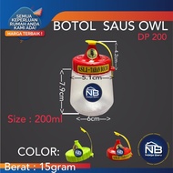 200 Plastic Bottle OWL Plast DP 200ml Soy SauceML