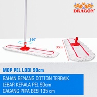 DRAGON Large Floor Mop Lobby Mop 90 CM Lobby Duster Mop Large Long Mop Office Hotel Hospital