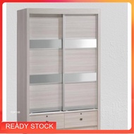 Harga Kilang 4x6ft Wardrobe Almari Baju Sliding Door