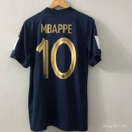 Retro Football Shirt 2022 France Home Soccer Jersey Male Football Jerseys MBAPPE