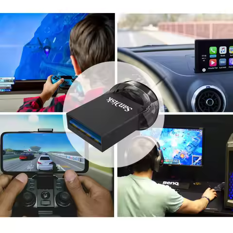 SanDisk Ultra Fit USB 3.2 Gen 1 Flash Drive 32GB 64GB 128GB 256GB 512GB 1TB USB3.2 Mini pen drive fo