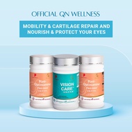 [Super Value Pack] QN Wellness - Plant Glucosamine & Vision Care - 100% Plant Based - 60 Capsules x 