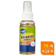 南僑水晶 葡萄柚籽噴霧乾洗手70ml*24瓶_廠商直送