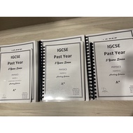 IGCSE Past Year Papers: Physics 0625 - 5 Years Series, 3 Variants (May/June 2013 - Oct/Nov 2017) (Pr