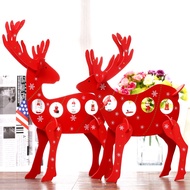 Christmas Gift Christmas Deer DIY Christmas Creative Gift Christmas Decorative Table Decoration Wooden