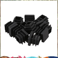 12 Pcs 15mm x 15mm Plastic Square Caps Tube Pipe Inserts End Blanking