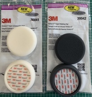 3M ฟองน้ำขัดสี 3 นิ้ว 30041 30042 Compounding / Polishing Pad ฟองน้ำขัดลบรอย ขัดหยาบ ขัดละเอียด: : Made in USA