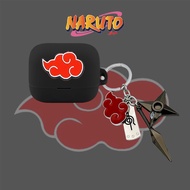 for EarFun Air Pro 4+ Case Anime Naruto Keychain Pendant Cartoon EarFun Air Pro 4 Plus Silicone Soft