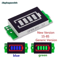 1/2/3/4/5/6/7/8S Lithium Battery Capacity Indicator Module Blue Green Display Electric Vehicle Batte
