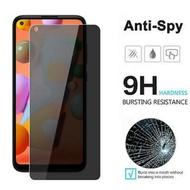 LAYAR Tempered glass anti spy Privacy anti scratch black privacy anti intip peeeping glass full scre