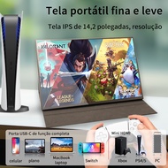 JIAS OPTRONICS 14.2-inch Portable Monitor for Designers, 100% sRGB Color Accurate, 90Hz, Ultra-Thin,