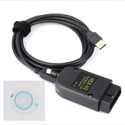 V25.3 VAGCOM Interface HEX V2 Update 24.5 FOR VW For AUDI Skoda Seat Multi-Language Car Autocom Diag