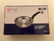 BUFFALO - 牛頭牌 PREMIUM COOK I 不銹鋼加厚底煎鍋 26cm （34726F）