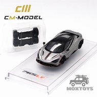 CM Model 1:64 765LT Silver Gray Diecast Model Car