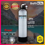 Water Natural 0935 & 0942 & 1044 & SS1042 Outdoor Filter Sand Filter System Tank Penapis Air