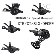 SHIMANO MTB 12 Speed Groupset XTR/XT/SLX/DEORE Right Shift Lever And Rear Rear Derailleur  SL M9100/M8100/M7100/M6100 RD M6100 SGS