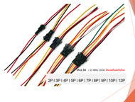 ขั้วต่อคอนเนคเตอร์ JST SM 2.54mm. 2P l 3P I 4P I 5P I 6P I 7P l 8P l 9P l 10P l 12P