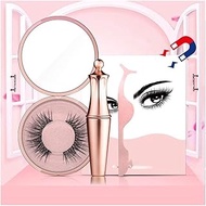 CXBDG Nuevas pestañas magnéticas 3D falso visón imán para pestañas magnéticas líquido delineador de 