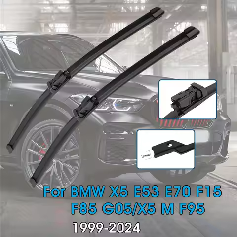 Car Wiper Blades For BMW X5(E53 E70/Facelift F15 F85 G05)/X5 M F95 1999-2024 Front Window Windscreen
