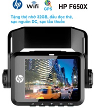 Camera hành trình cao cấp HP F650X F960x GPS WiFi hiển thị vận tốc cảnh báo va chạm parking mode...t