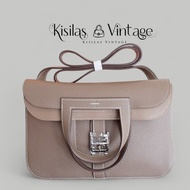 Hermes Halzan 31 大象灰銀扣