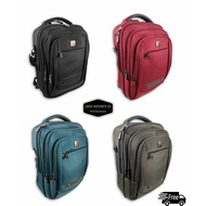 2 in 1 Premium Laptop Backpack Durable Sling Bag Beg School Bag - 15"