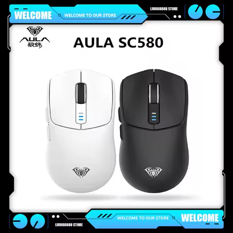 Aula SC580X SE Pro 2.4g Wireless E-sports Gaming Mouse PMW3325 Long Battery Life Customized Ergonomi