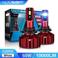 Novsight H11 H4 H7 H1 9005 9006 6000K LED Headlights 10000LM/pair Light Bulb 60W