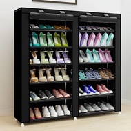 Rak Penyimpanan Lemari Sepatu 6 + 6 Susun / Shoe Rack Organizer @ rak sepatu gantung kayu plastik ik