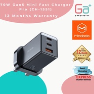 MCDODO CH1551 70W 2C+1A GAN 5 MINI FAST CHARGER